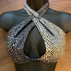 Snakeskin Print Victoria’s Secret Swim Top